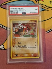 Pokémon EX Groudon #14 Emerald Reverse Foil Rare PSA 7 on eBay