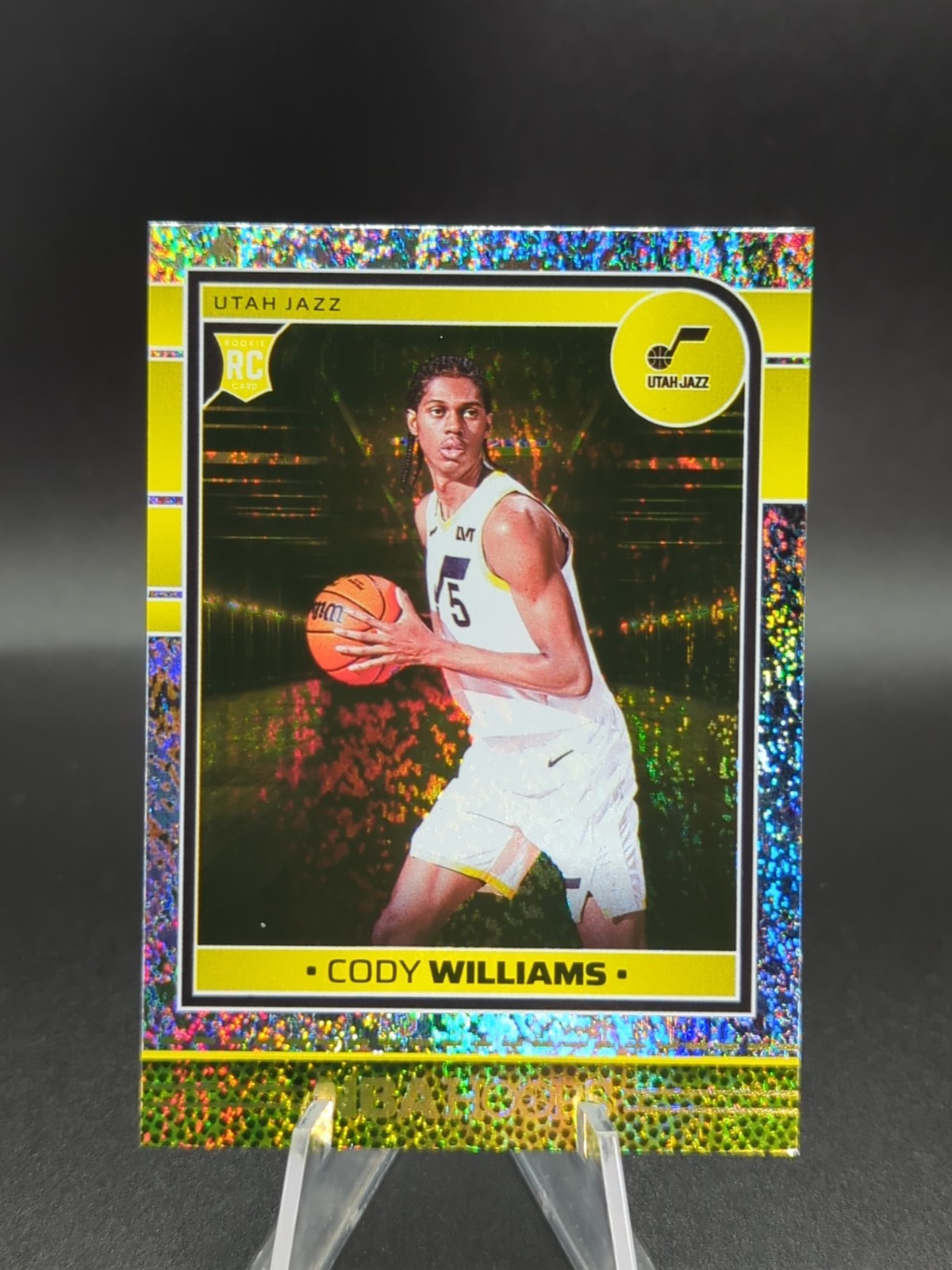 2024-25 Panini NBA Hoops Texture SP #240 RC CODY WILLIAMS Utah Jazz Rookie 📈