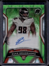 2024 Topps Resurgence- Resurgence Signatures- Green /15- Ruke Orhorhoro #RRS-RO