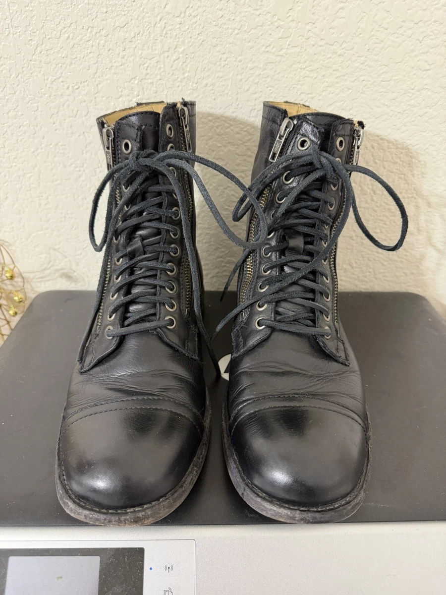 Frye Earl Wingtip Lace Up Men\'s Leather Boots Size 7.5D Brown Lug Soles 84138 Frye Boots for Men on Sale up to 90% Off: Poshmark main image 3