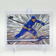 TAGE THOMPSON 2025-26 UD Series 2 SILVER OUTBURST SSP #264 Sabres SHORT PRINT