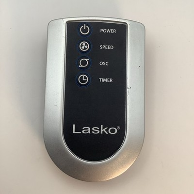 Lasko Tower Fan OEM Remote Control 4-Button, Silver/Black