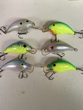 6 BANDIT 100 SERIES CRANK BAITS