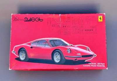 Fujimi Ferrari Dino 246GT Plastikmodellbausatz im Maßstab 1:24