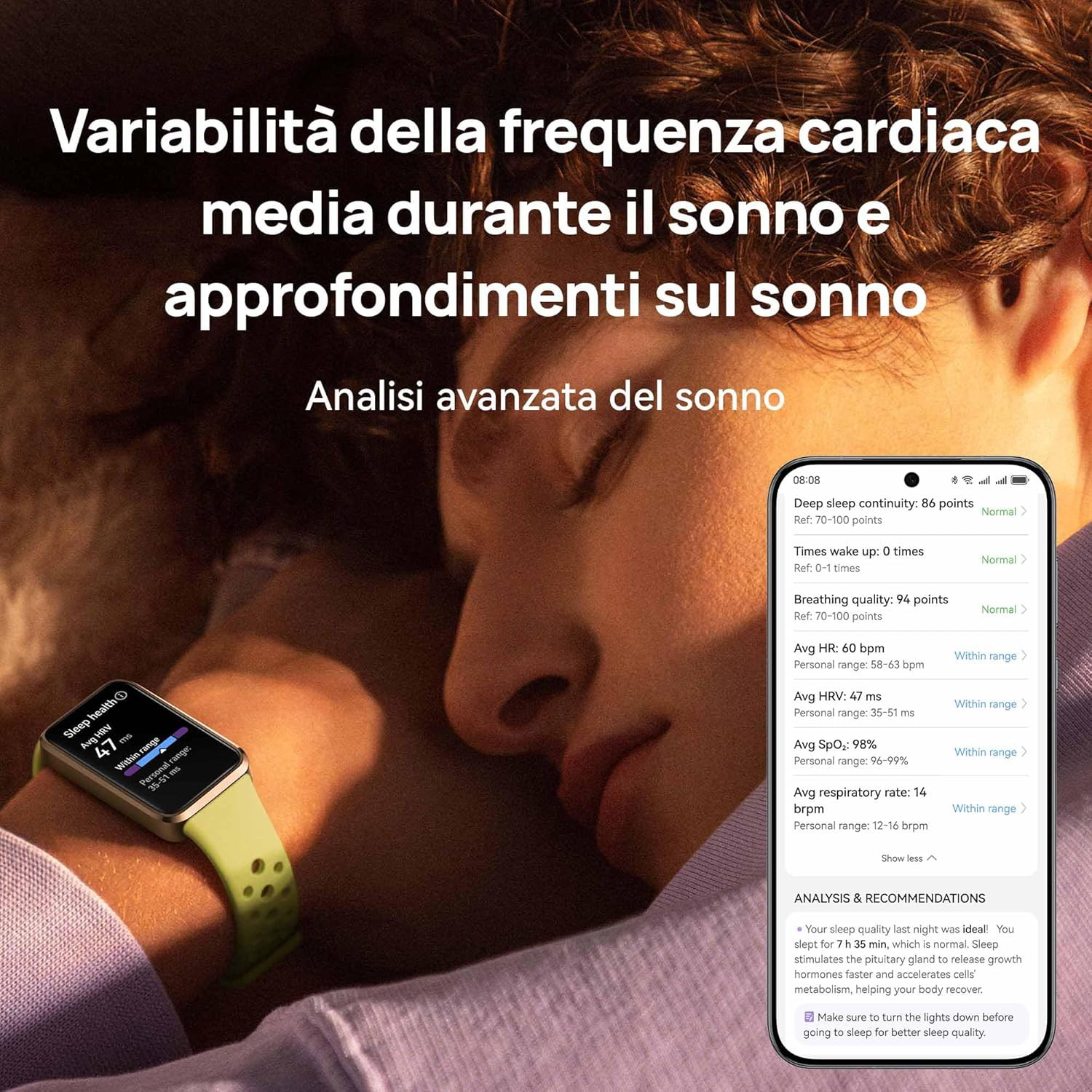 Band 10 Smartwatch, Monitoraggio Del Fitness Tramite AI, Analisi Avanzata Del So foto 2