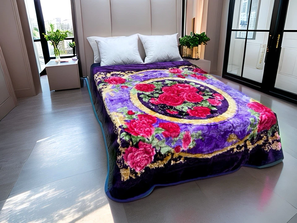 "Nueva manta reversible estilo visón de 2 lados súper suave tamaño queen 75X87"" 6,5 libras" Foto 4 de 4