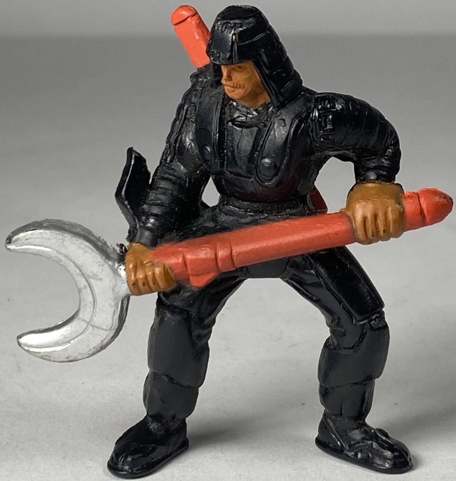 VINTAGE 1986 MATTEL GUTS AKIDO NINJA FORCE TOY SOLDIER FIGURE LOT GUTS! - Image 4 of 4