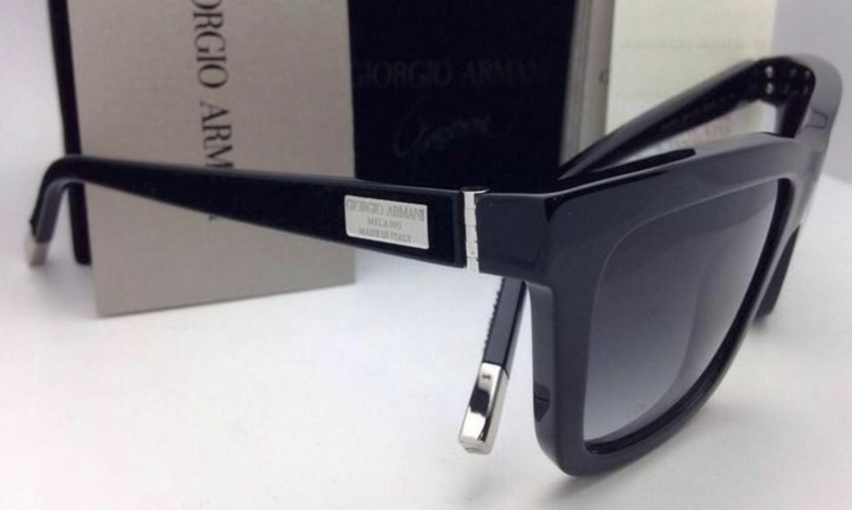 New GIORGIO ARMANI Sunglasses Garsonne AR 8024 5017/8G Black Frame