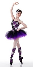 Highland Fling Child Small Scottish Dance Costume Ballet Tutu with Socks New