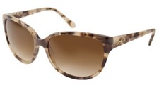 Guess GU7332 PKTO-34 Beige Havana Cat Eye Plastic Sunglasses Frame 61-17-135