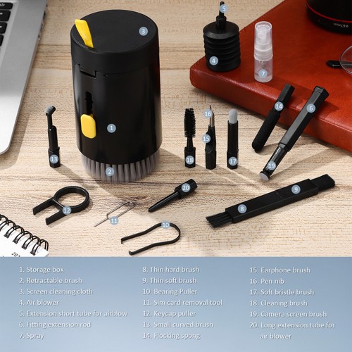 Reinigungskit Elektronikreinigungsbürste Headset-Reinigungsbürste - Photo 6/11