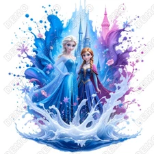 Frozen  DTF  Shirt Iron on Transfer