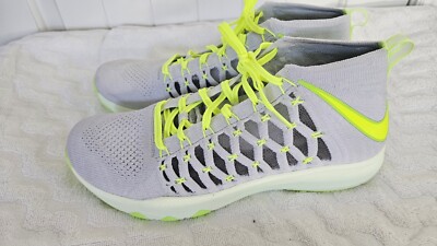 Nike Train Ultrafast Flyknit Grey/Green Men's Size 12