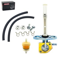 Fuel Petcock Valve Gas Oil Fuel Filter for Honda CRF50F CRF70F CRF80F 2004-2007