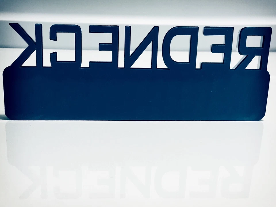 1000% EDICIÓN REDNECK EMBLEMA puerta levadiza 3D coche camión logotipo calcomanía signo cuello rojo 01 Foto 3 de 4