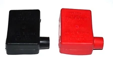 Battery Terminal Boot Elbow Protector 1 Right POS Red 1 Right NEG 2 Gauge