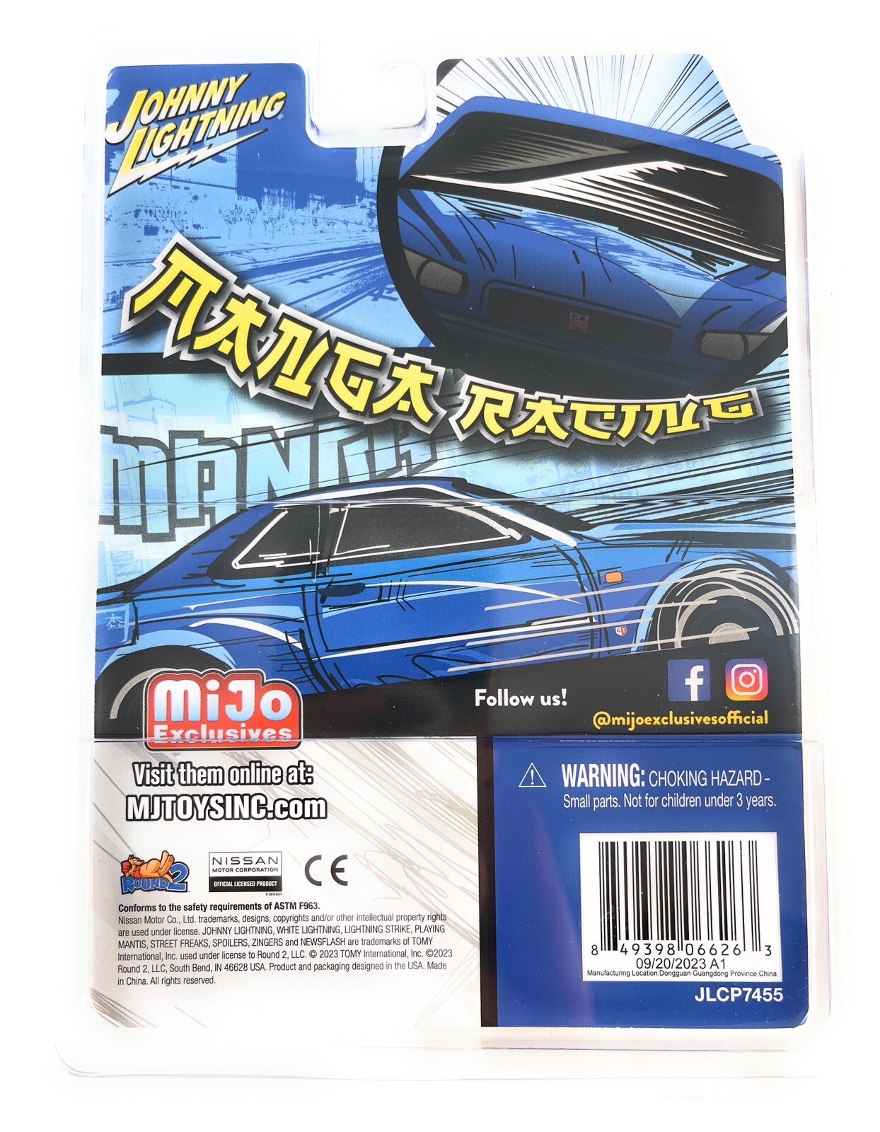 Johnny Lightning 1:64 1999 Nissan GT-R R34 Manga Racing Blue Model JLCP7455 - Picture 5 of 5