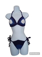 crochet bikini set