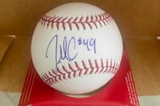 WILLI CASTRO TIGERS/TWINS SIGNED AUTOGRAPHED M.L. BASEBALL BECKETT AUTH