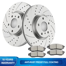 Front Rotors Discs Brake Pads Fit Nissan 370Z Infiniti G35 G37 EX35 EX37 G25 M35