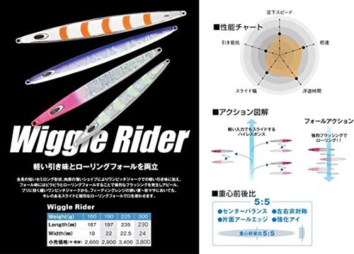 Nature Boys Wiggle Rider Wr1300 Iron Jig For Offshore Jigging Lure 300g Ebay