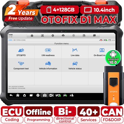 OTOFIX D1 MAX Pro OBD2 Diagnosegerät auslesegerät KFZ ALLE SYSTEME ECU Coding
