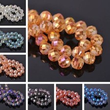 12mm 10pcs Round Faceted Ball Crystal Glass Charm Spacer Loose Beads DIY Craft