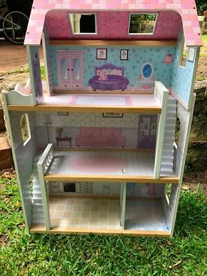 Dollhouse Kidcraft Chelsea Wooden Cottage Dollhouse Toys