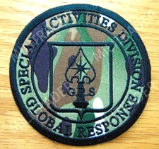 CIA Global Response GRS Special Activities Division Patch (Iron-on) Camo