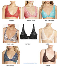 NWT NATORI FEATHERS WIRELESS CONVERTIBLE BRA 739023 MUTI COLORS/SIZES