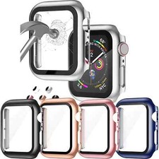 Custodia Vetro Temperato Pellicola Protettiva PRE Apple Watch Serie 3/4/5/6/7/SE
