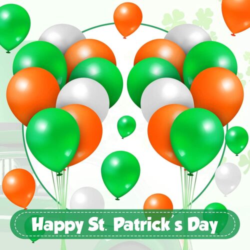 St. Patrick Day Ballons Irish Ireland Latex Qualität Party Ballons Dekor UK - Bild 1 von 5
