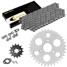 Drive Chain & Sprockets For Polaris Outlaw 110 2016-2023 428 Pitch 136 Link