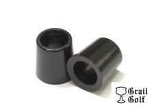 GRAIL GOLF NEW PREMIUM BLACK WOOD FERRULES .350 .55" .500OD TOUR QUALITY LOT