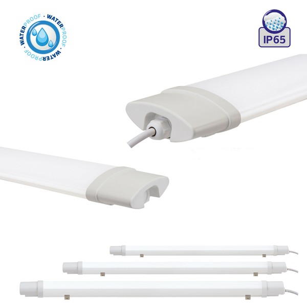 Led Unterbauleuchte Feuchtraumleuchte Deckenlampe Werkstatt IP65 Wasserdicht 45W-image