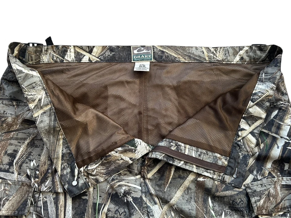 Drake Waterfowl Systems Mens 44-46 2XL Camo Pants Realtree Max-5 Hunting - Image 4 of 4