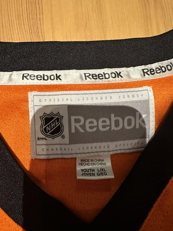 Футболка Винсента Лекавальера из Philadelphia Flyers Reebok Premier молодежная L/XL 2014 - Изображение 4 из 4