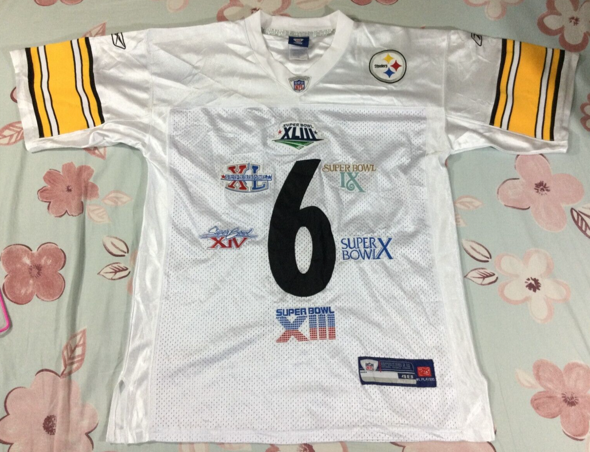 Pittsburgh Steelers Football-NFL Super Bowl Champs Reebok Jersey