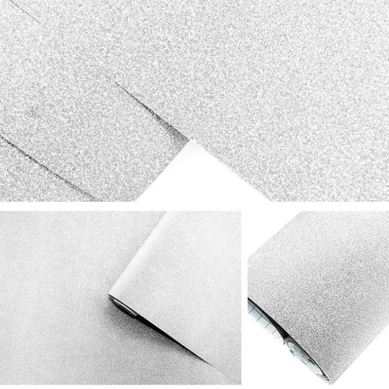 Self Adhesive Glitter Shiny Wallpaper Craft Sticker Wall Home Decor Multi - Image 4 of 4