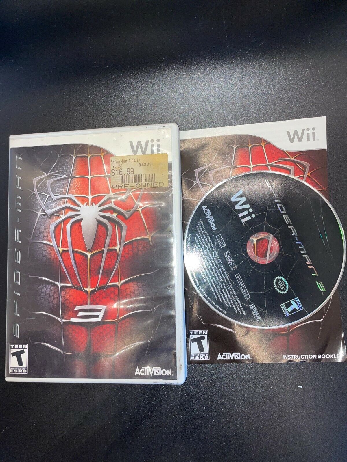 Spider Man 3 Wii