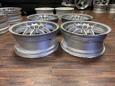 希少 WORK RSβ/ ４本 15X6.5J 4H PCD100 OFF42 15x6.5 4x100 +29 Work Wheels RSB Wheels Painted JDM | Silver