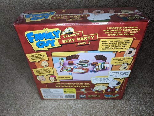 Family Guy Board Game - Stewie's Sexy Party Game - Brand New, Factory Sealed - Picture 2 of 5