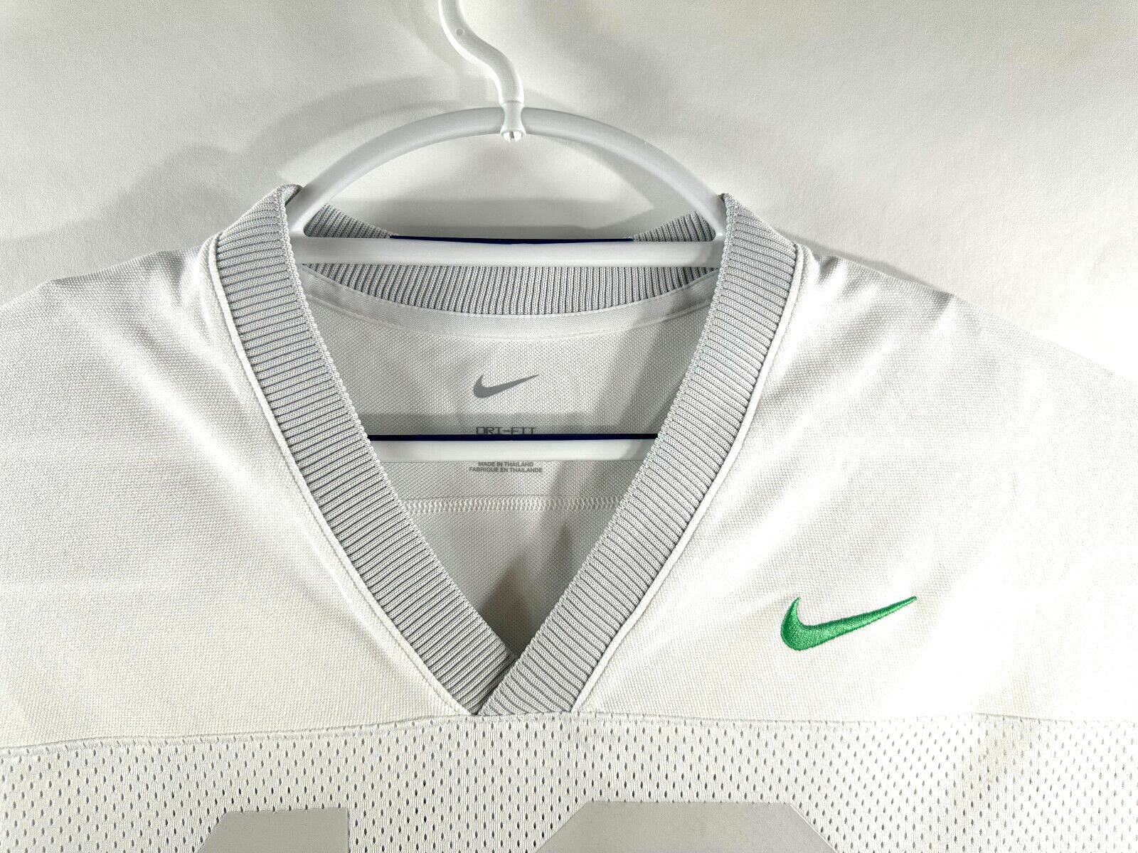 Nike White Plain Football Jersey 16 Men’s Size Large DV7364100 eBay