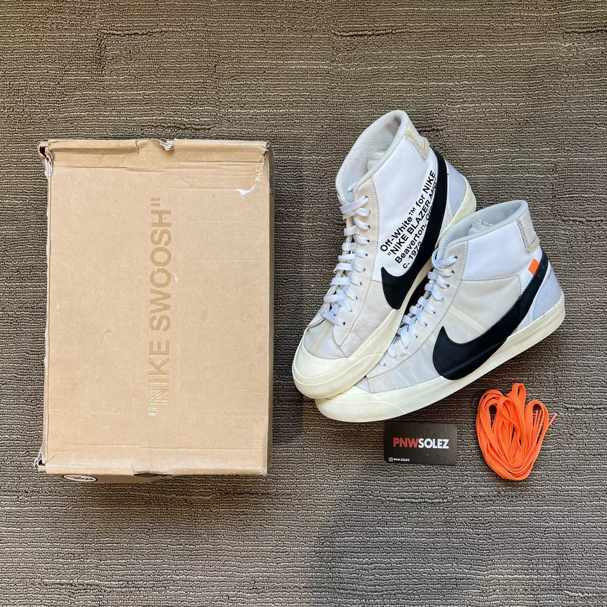 Off-White Nike Blazer Mid "The Ten" Size 12 AA3832-100