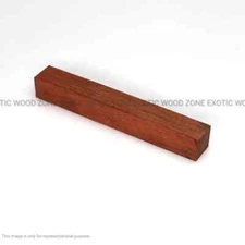African Padauk Pen Blank 3/4x 3/4x 5-1/4- Woodturning Craft- Free US Shipping