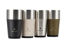 Four Snow Peak Shimo 470ml Nesting Bier Vakuum Becher Set Designed in Japan