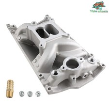 For 1996-2002 Vortec Sbc Small Block Chevy Air Gap Aluminum Intake 305 350
