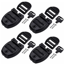 4 Sets Hot Tub Cover Clips Locks Latch Repair Kit for Spa Cover Straps C473