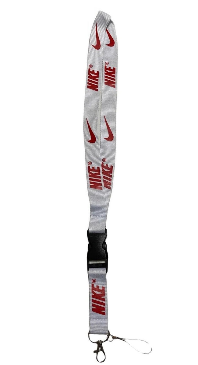 red nike lanyard