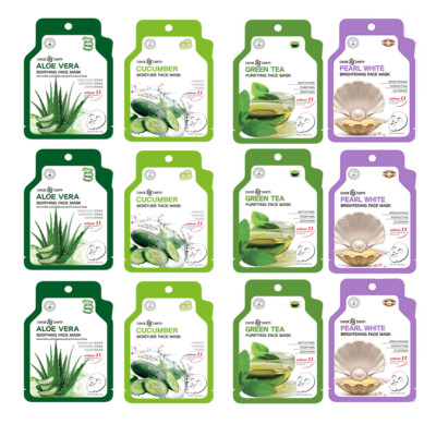 Dearderm Mask Combination Pack C (12 Sheets) [Free USA Shipping] 
